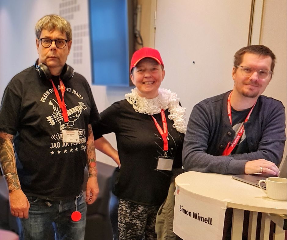 Stefan Johansson, Lisel Humla Sjöstedt och Simon Wimell på Föreningskonferensen med Attention 2023